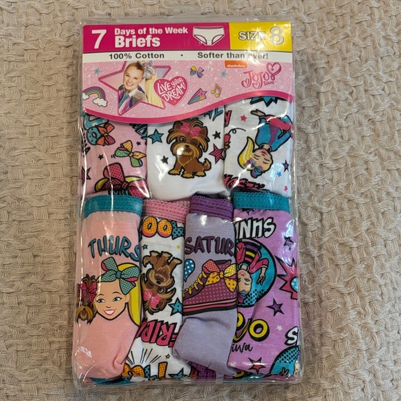 JoJo Siwa Colorful Days of the Week Briefs - Picture 1 of 3
